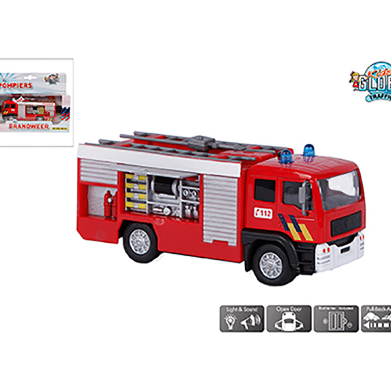 Kids Globe Brandweer Tankauto Die Cast 13Cm