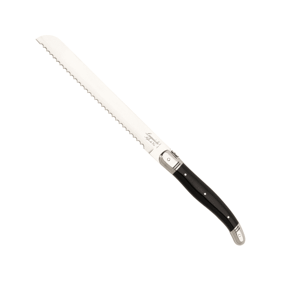 Laguiole Style De Vie Broodmes Zwart In Tray