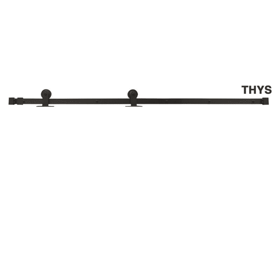 Thys Kit Schuifdeur Antiek Zwart + Greep