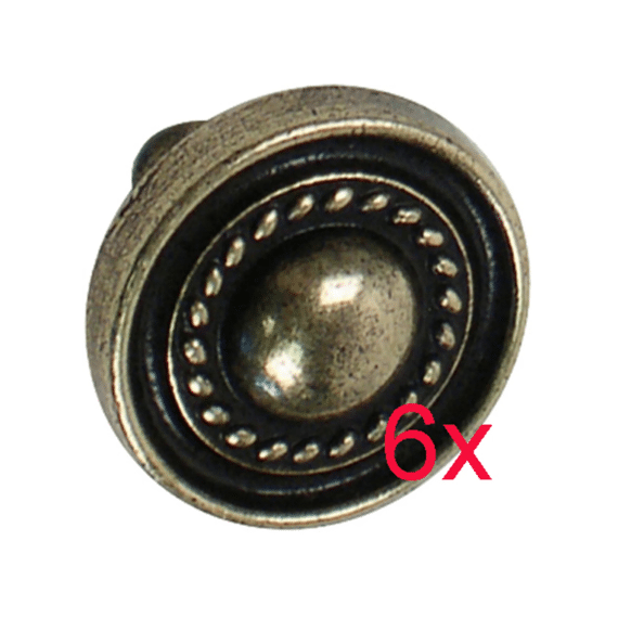 6 Toppen Verbronsd 25 Mm