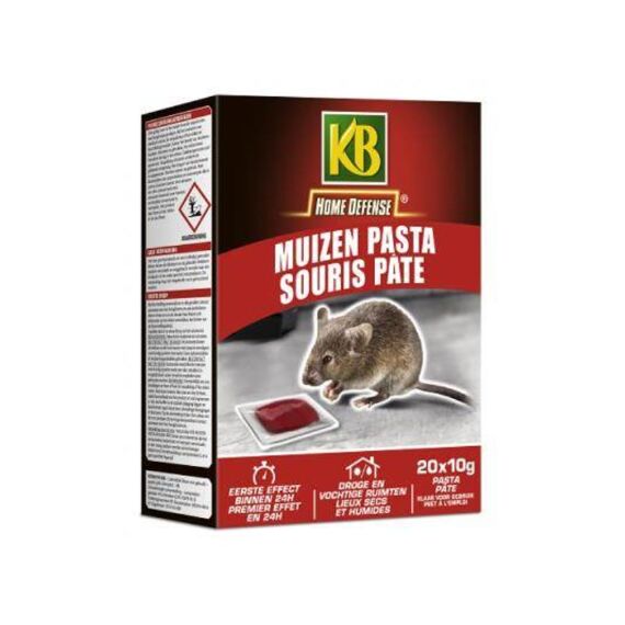 Kb Home Defense Rattolin Muizen Pasta 200Gr