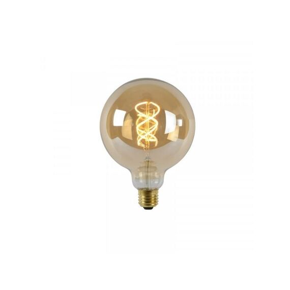 Lucide Lamp Led Globe G125 5W 260Lm 2200K Dimbaar Amber