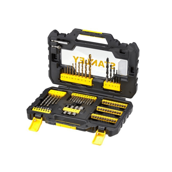 Stanley 76-Delig Set Bits, Boren en Dopsleutels