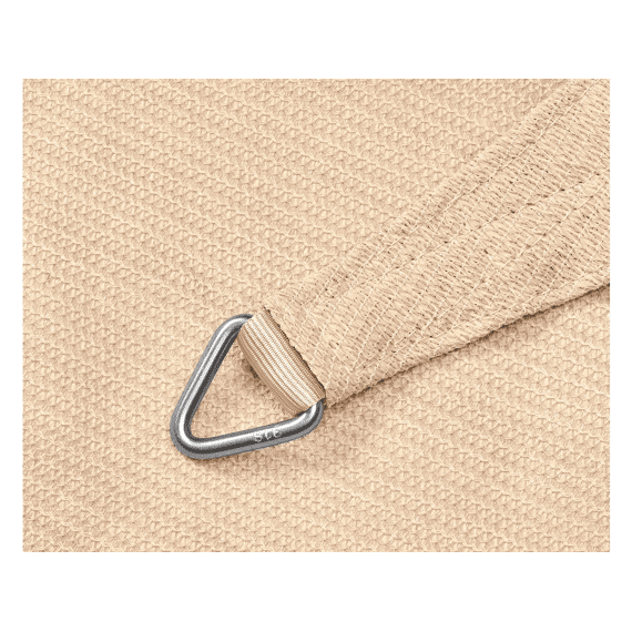 Platinum Coolfit Schaduwdoek Driehoek 3.6X3.6X3.6M Gebroken Wit