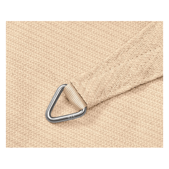 Platinum Coolfit Schaduwdoek Driehoek 3.6X3.6X3.6M Gebroken Wit