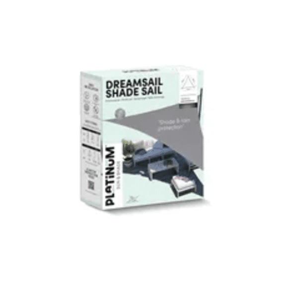 Platinum Dreamsail Waterproof Schaduwdoek Driehoek 5X5X5M Cream