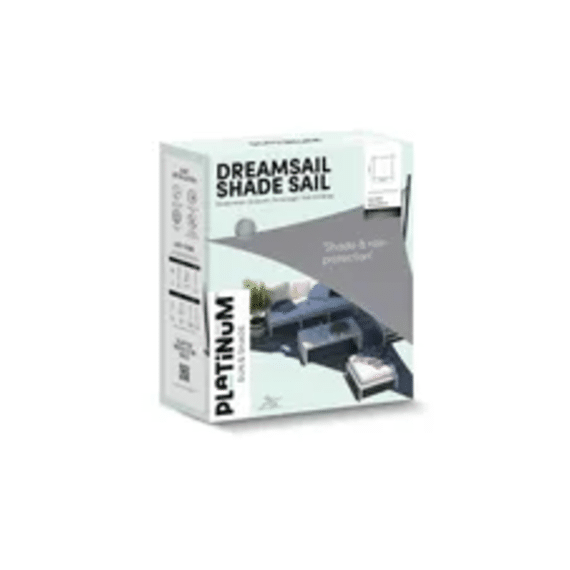 Platinum Dreamsail Waterproof Schaduwdoek Vierkant 4X4X4X4M Cream