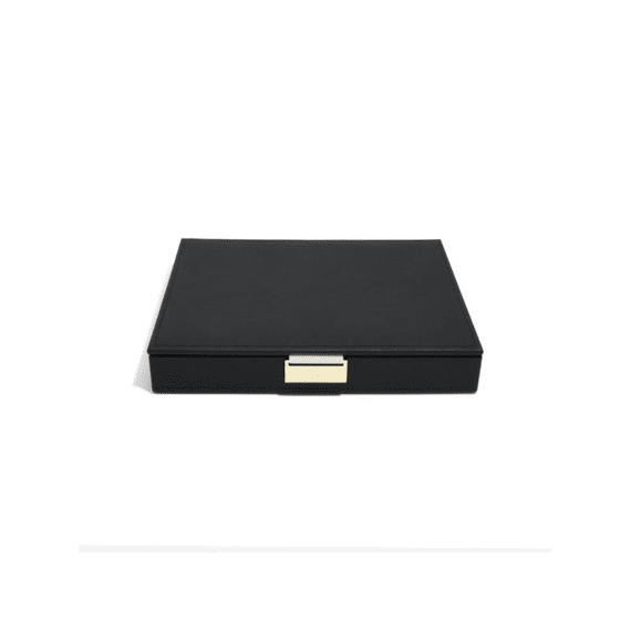 Stacker Classic Black Lidded Gold Fittings