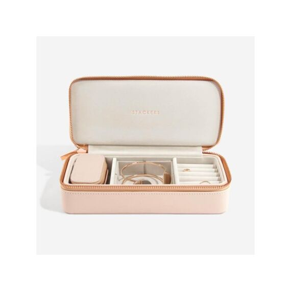 Stacker Blush Pink Large & Petite Travel Box