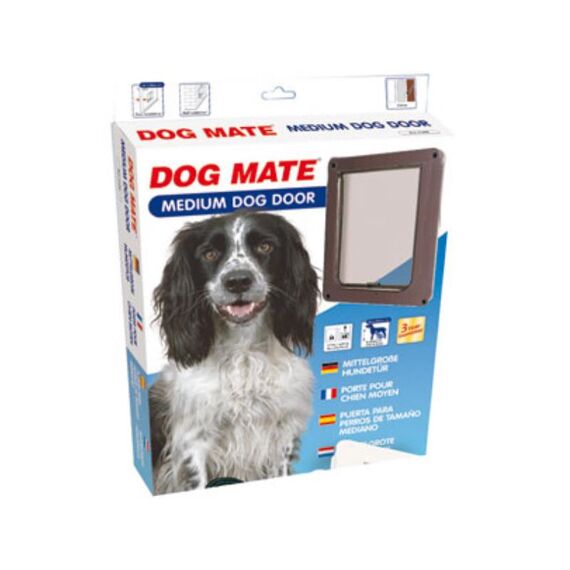 Flamingo Dog Mate Hondendeur Medium Bruin