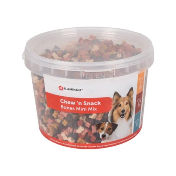 Flamingo Chew'N Snack Mini Bones Mix 1,8Kg