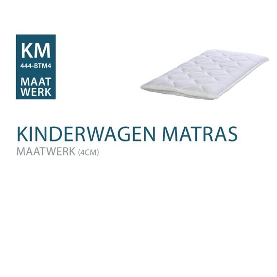 Zzzoo Rode Kameleon Babymatras Op Maat 4 Cm