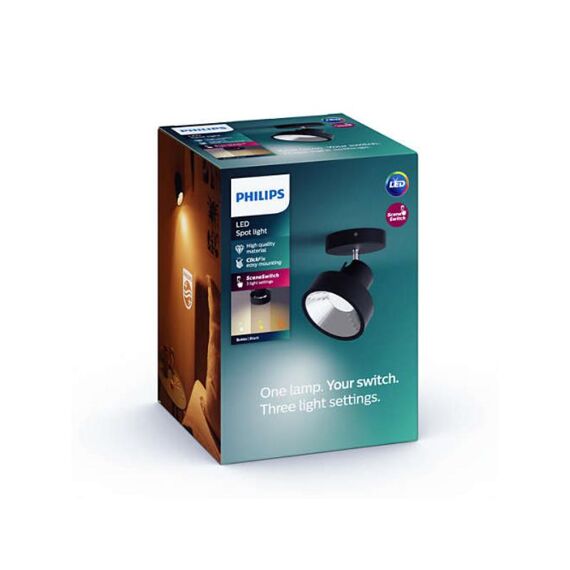 Philips Bukko Single Spot Black 1X4.3W 24V