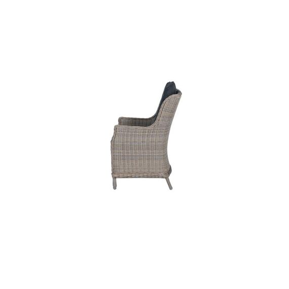 Osborne Dining Fauteuil Wicker Vintage Willow/ Kussens Reflex Black