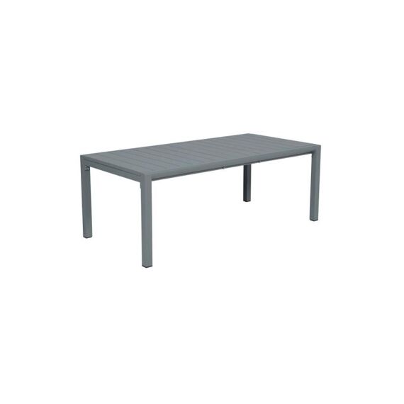 Carolina Tafel 200/300X100Xh74 Aluminium Carbon Black