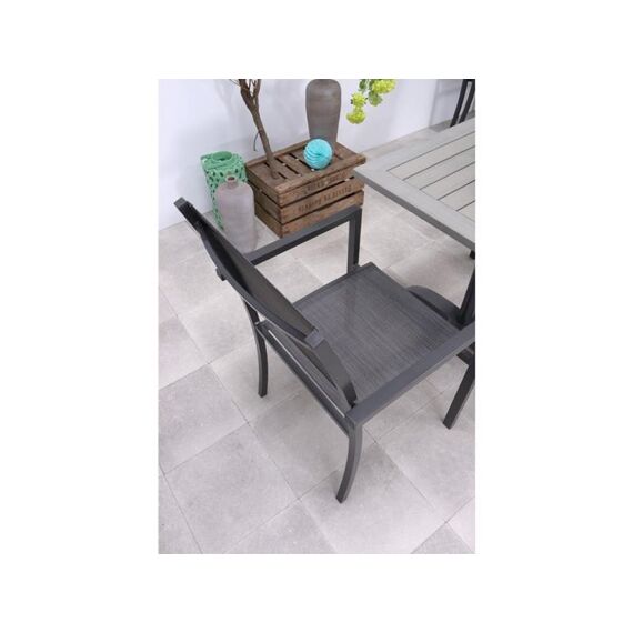 Moon Dining Fauteuil Carbon Black/Antraciet