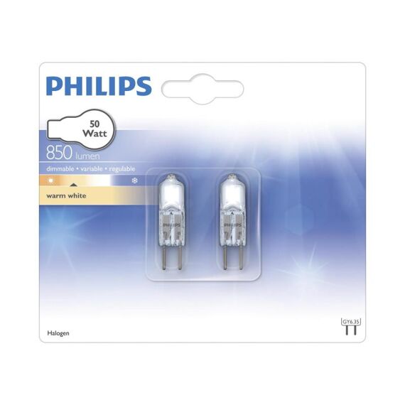 Philips Lamp Halo Caps 35W Gy6.35 12V Cl 2Bc/10