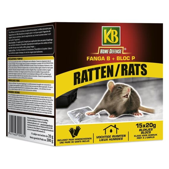 Kb Hd Rattolin Ratten Bloc 300Gr