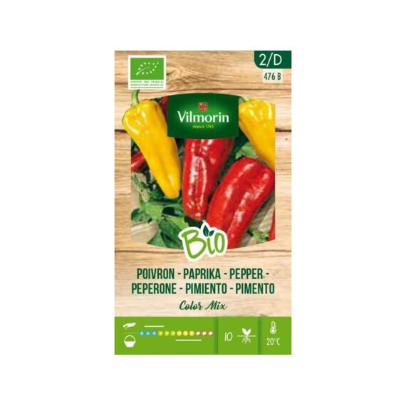 Vilmorin Paprika Mix Bio Nieuw