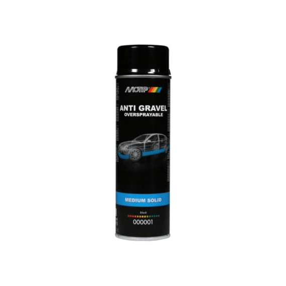 Motip Undercoating Anti Steenslag Zwart 500 Ml