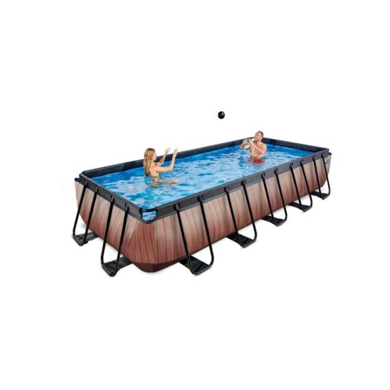 Exit Zwembad Rechthoekig Frame Pool 5.4X2.5X1M Premium Timber Style