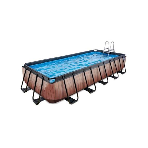 Exit Zwembad Rechthoekig Frame Pool 5.4X2.5X1M Premium Timber Style