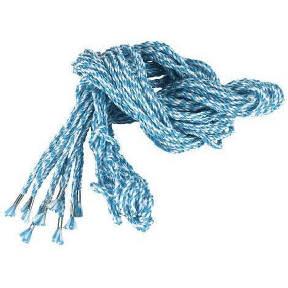 Stellingstrop 10st. Per Pak Blauw-wit 2.5m 8mm Koekoord