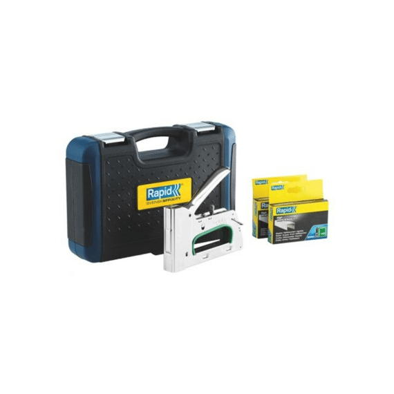 Rapid Tacker 34 Prem. Case Incl Nieten. 140/8mm 2m +140/10mm 2m