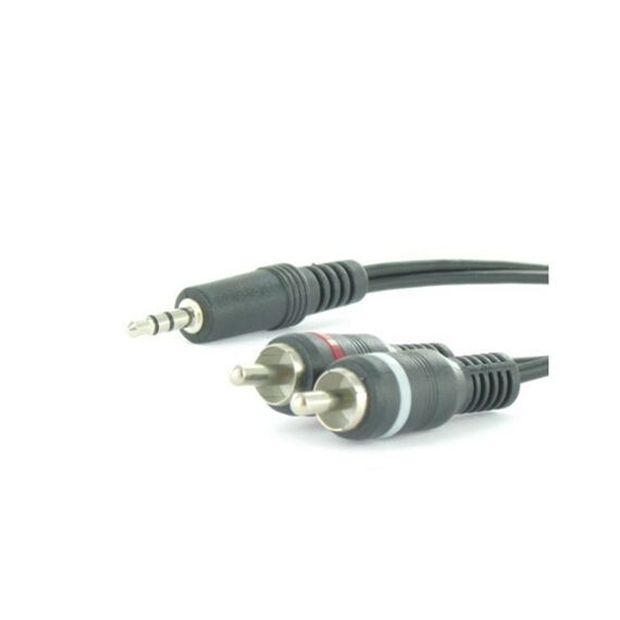 Snoer Mini Jack > 2 Rca M 2.5M Blister