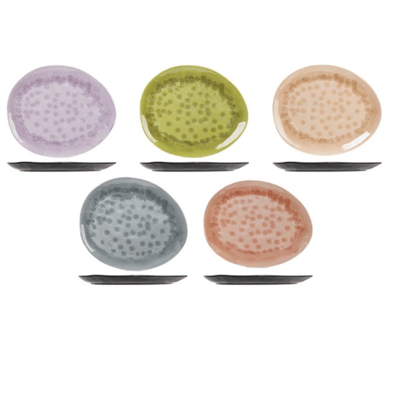 Streetfood Go Melamine Bord 27.5X23Cm 6 Assortiment Prijs Per Stuk