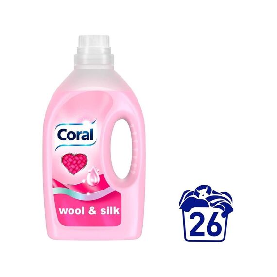 Coral Wasmiddel Vloeibaar Wool & Silk 26 Scoops/1.25L