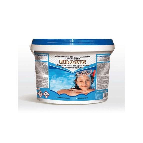 Bsi Pool Langwerkend Chloor 5Kg (25X200Gr)