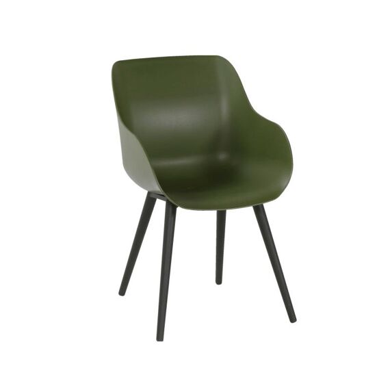 Sophie Organic Studio Chair Carbon Black/Mose Green