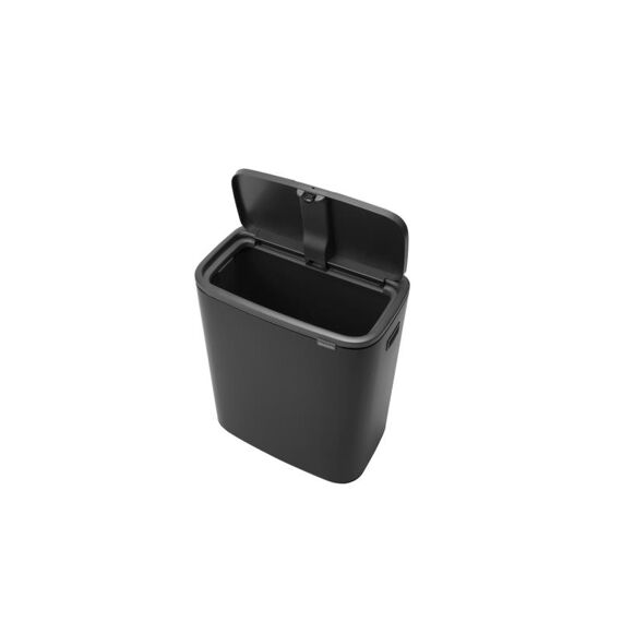 Bo Touch Bin Afvalemmer 2X30L Met 2 Kunststof Binnenemmers Matt Black