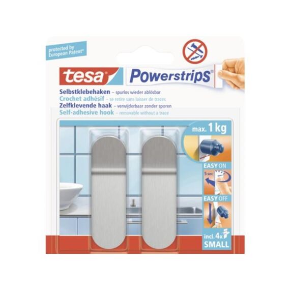 Tesa Powerstrips Small Metaal