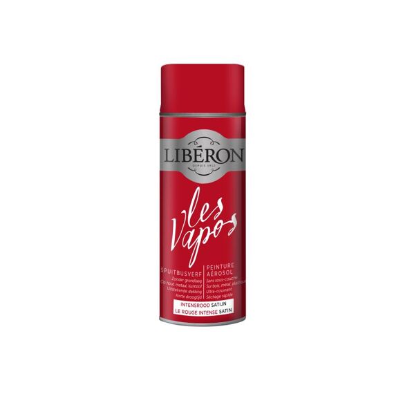 Libéron Spuitbusverf 0,4L Satin / Satijn Le Rouge Intense / Intensrood