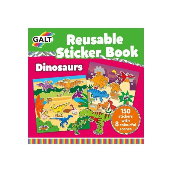 Galt Stationery - Reusable Sticker Book - Dinosaurs
