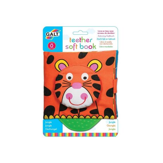 Galt First Years Teether Soft Book Jungle