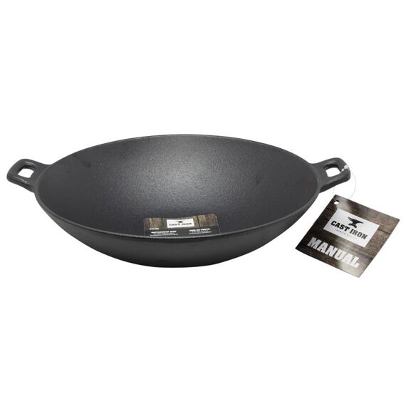 Wok Gietijzer 31X8.5Cm