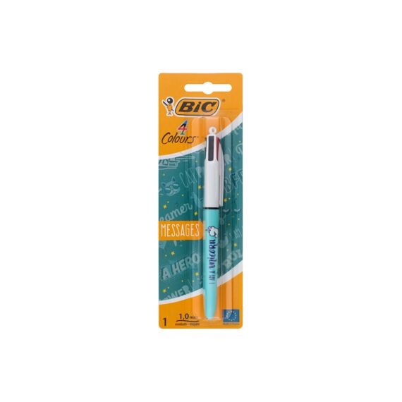 Bic 4 Kleuren Balpen Decor Tie Dye 1 Stuk