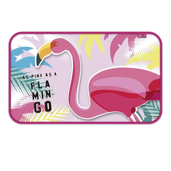 Zaska Flamingo 2 Fleece Kamertapijt 45X75Cm