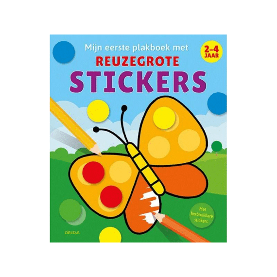 Mijn Eerste Plakboek Met Reuzegrote Stickers 2-4J