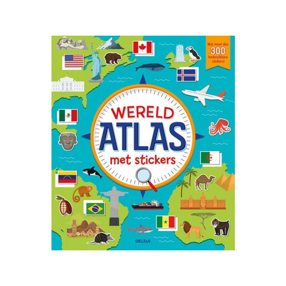 Wereldatlas Met Stickers