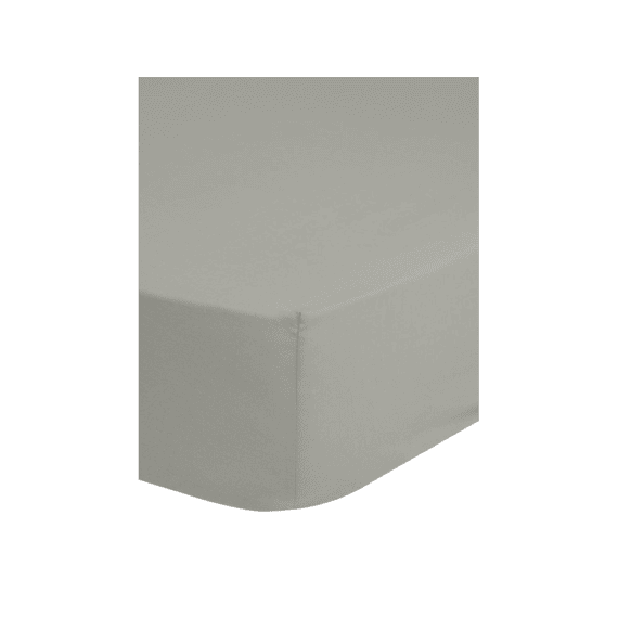 Hoeslaken Flanel 200x200+30 Grijs