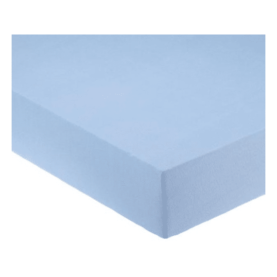 Hoeslaken Flanel 200x200+30 Ciel