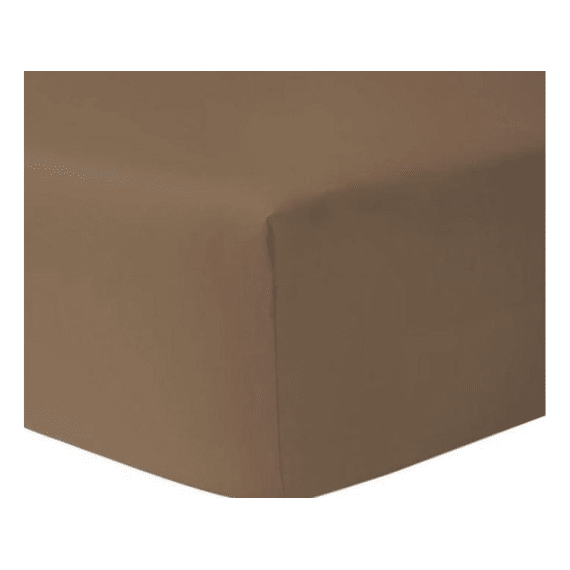 Hoeslaken Flanel 160x200+30 Taupe