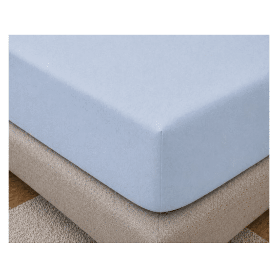 Hoeslaken Katoen 140x200+30 Ciel