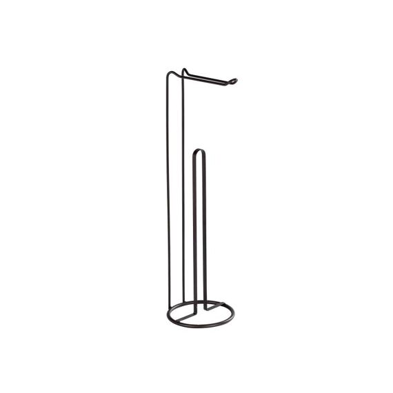 Wenko Toiletrolhouder 2 In 1 Lugano Zwart