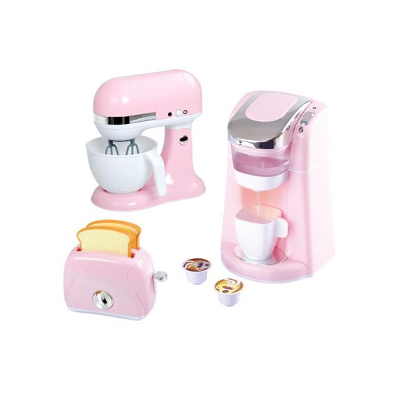 38336 Retro Keukenapp. Koffiezet, Mixer En Broodrooster Rose