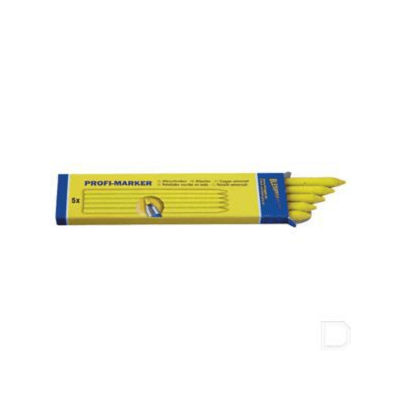 Bleispitz Potloodstift Profi-marker Geel Per 5